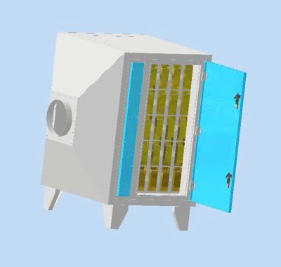MÁY UV XỬ LÝ KHÍ THẢI – MODEL: QT-UV20