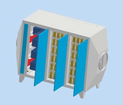 MÁY UV XỬ LÝ KHÍ THẢI – MODEL: QT-UV40